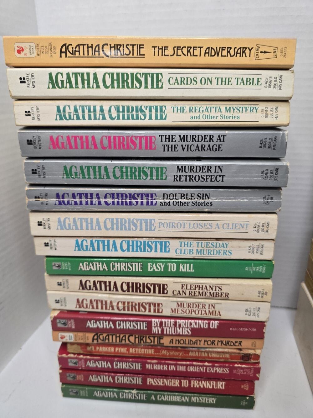 Agatha Christie - Vintage Paperback Lot - 17 Titles -